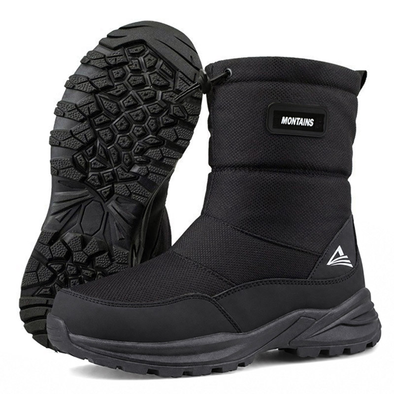 Men'S Shoes Water Resistant - Erkekler için Kışlık Kar Botları, Sıcak,