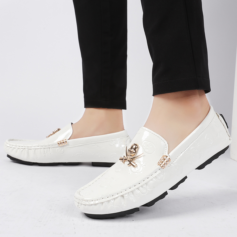 Men'S Shoes Hey Dude - Erkekler için kaliteli ayakkabılar parlak kafatası