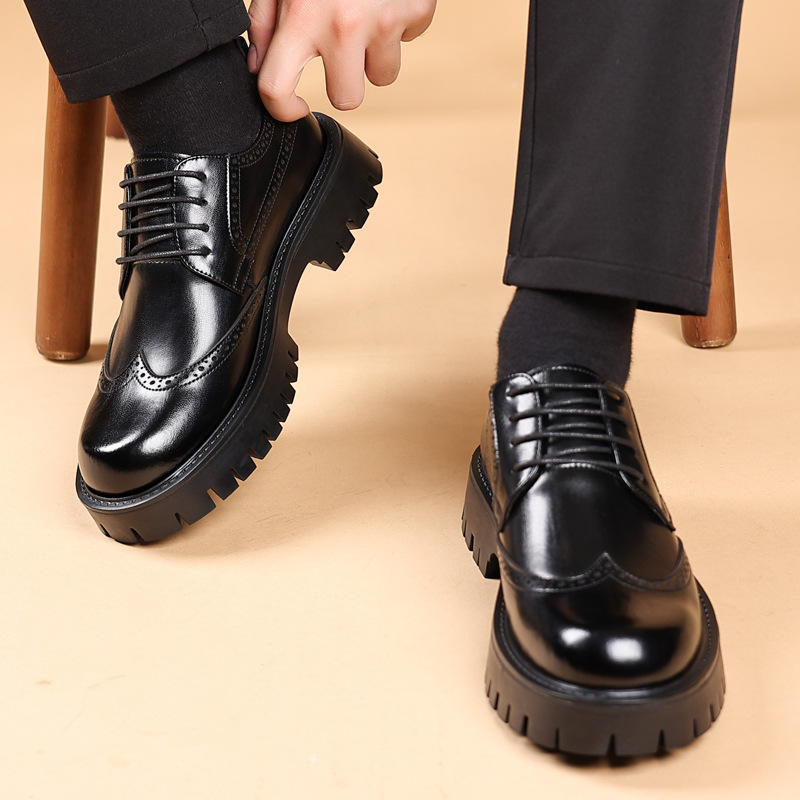 Erkek deri ayakkabılar, kalın  - Men'S Shoes Smart incelemesi ve fiyatı