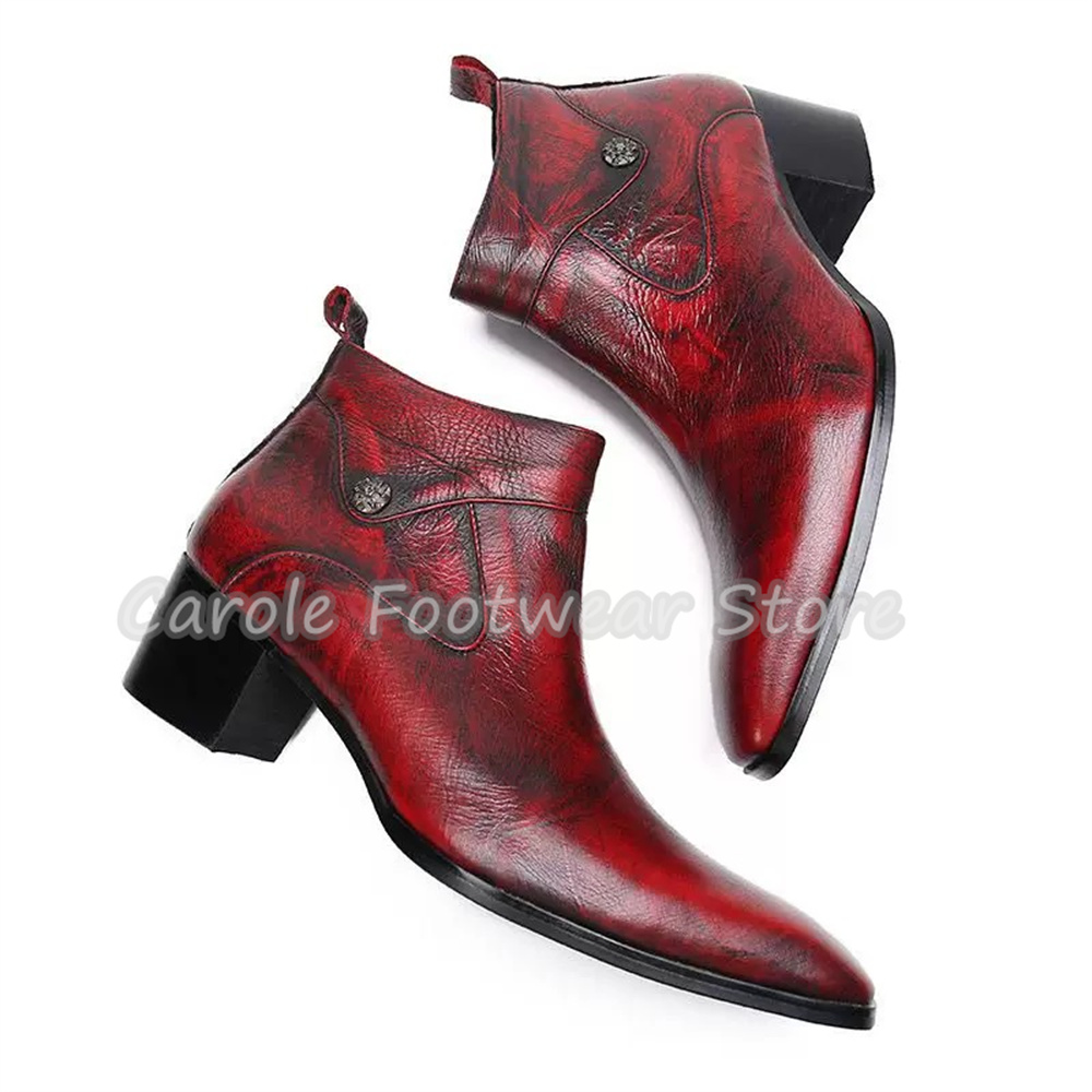Vintage Kare Burunlu Hakiki De - Men'S Shoes With Height Increase incelemesi ve fiyatı
