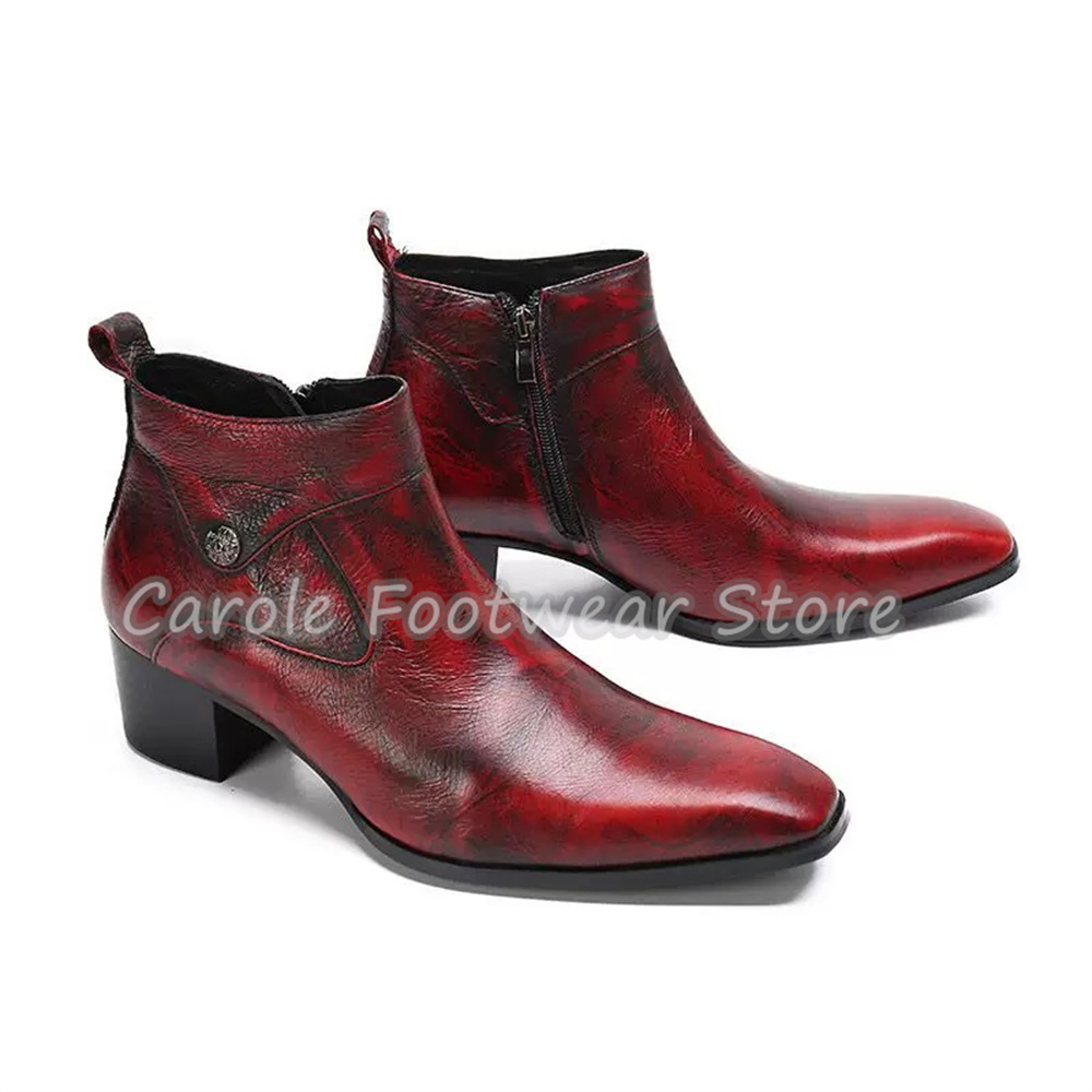Vintage Kare Burunlu Hakiki De - Men'S Shoes With Height Increase incelemesi ve fiyatı